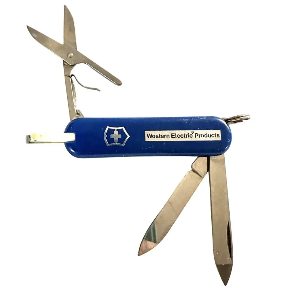 Victorinox Swiss Army CLASSIC Knife Multi Tool-Engraved AT&T & Western Electric